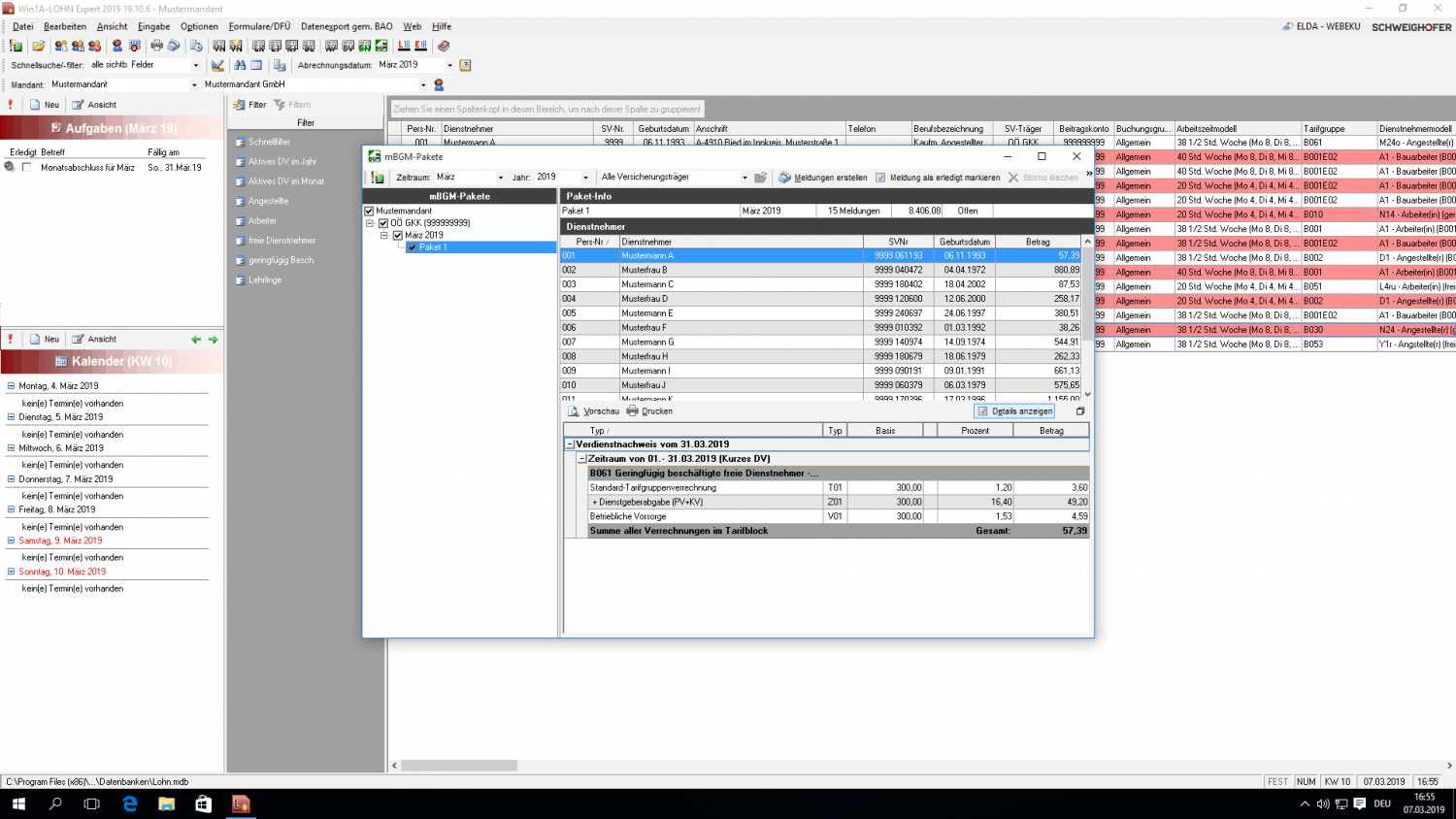 Win1A-LOHN Profi | Lohnverrechnung | SCHWEIGHOFER Manager-Software GmbH